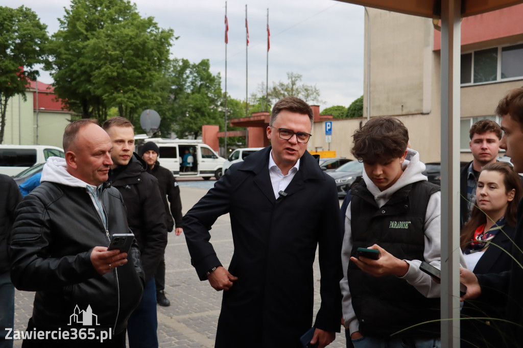 Fotorelacja: Spotkanie otwarte w Zawierciu z Szymonem Hołownia