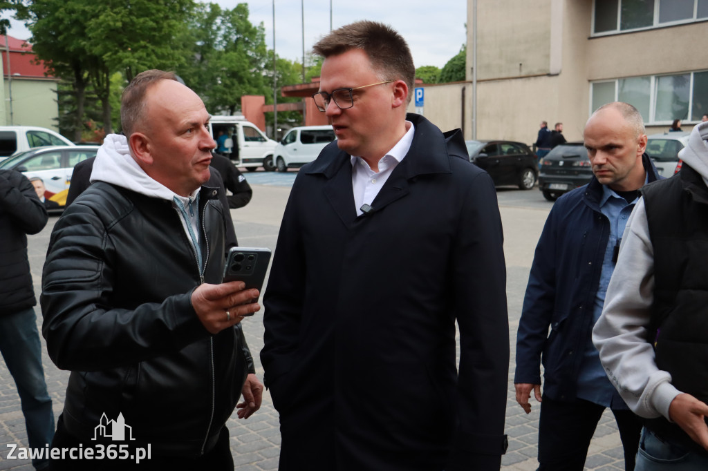 Fotorelacja: Spotkanie otwarte w Zawierciu z Szymonem Hołownia