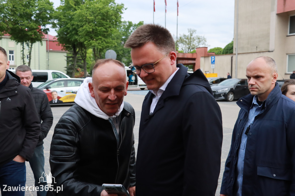 Fotorelacja: Spotkanie otwarte w Zawierciu z Szymonem Hołownia