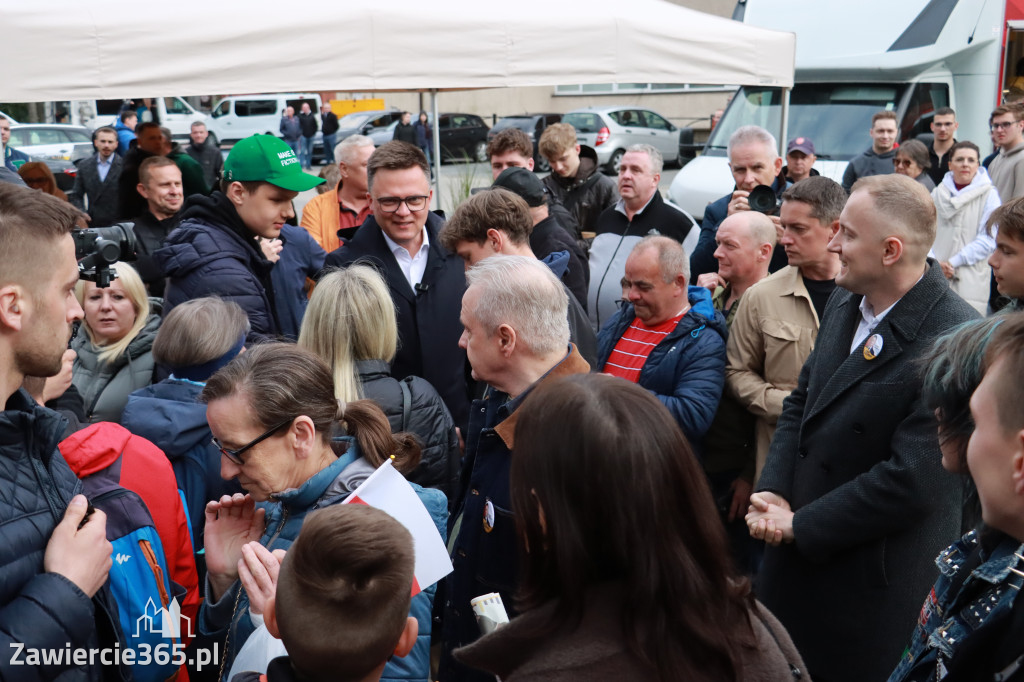 Fotorelacja: Spotkanie otwarte w Zawierciu z Szymonem Hołownia