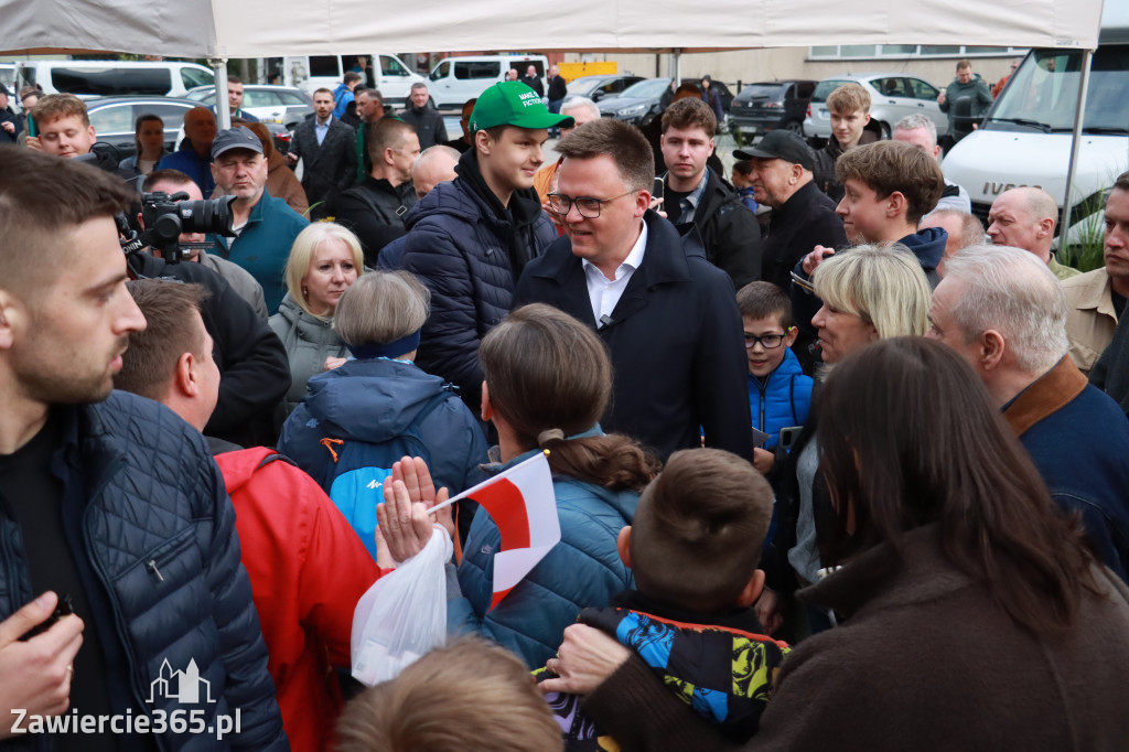 Fotorelacja: Spotkanie otwarte w Zawierciu z Szymonem Hołownia