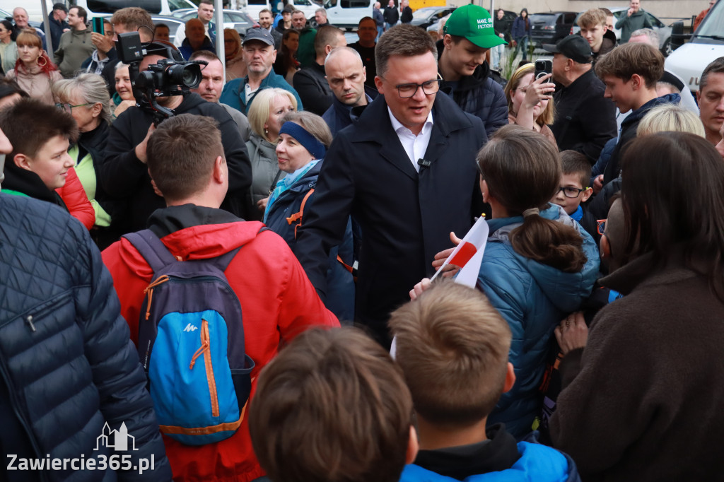 Fotorelacja: Spotkanie otwarte w Zawierciu z Szymonem Hołownia