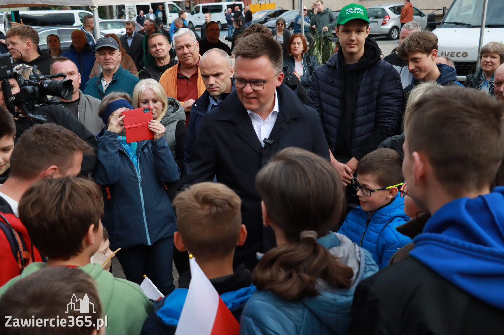 Fotorelacja: Spotkanie otwarte w Zawierciu z Szymonem Hołownia