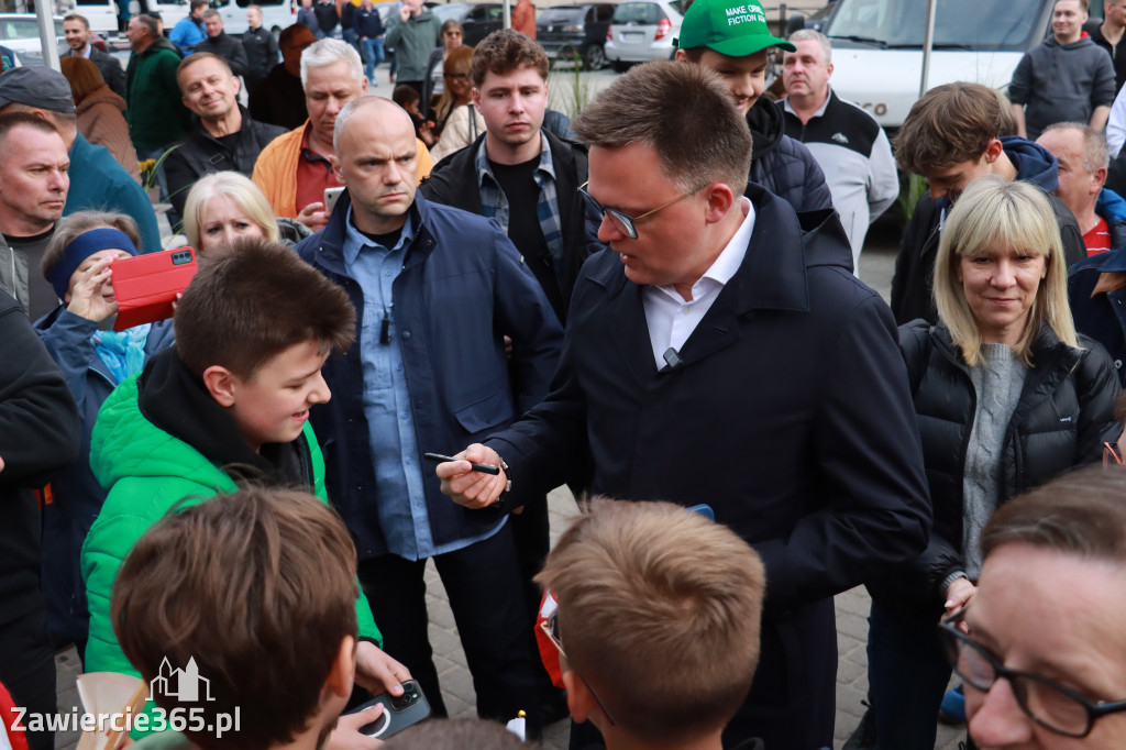 Fotorelacja: Spotkanie otwarte w Zawierciu z Szymonem Hołownia