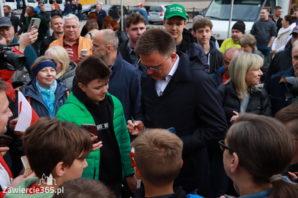 Fotorelacja: Spotkanie otwarte w Zawierciu z Szymonem Hołownia