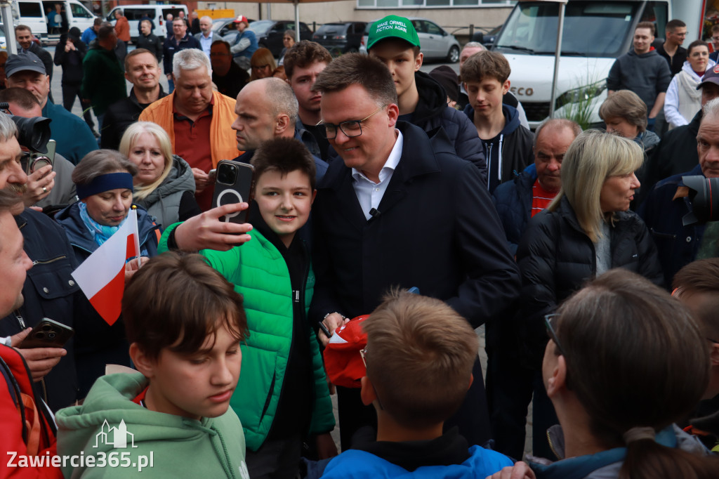 Fotorelacja: Spotkanie otwarte w Zawierciu z Szymonem Hołownia