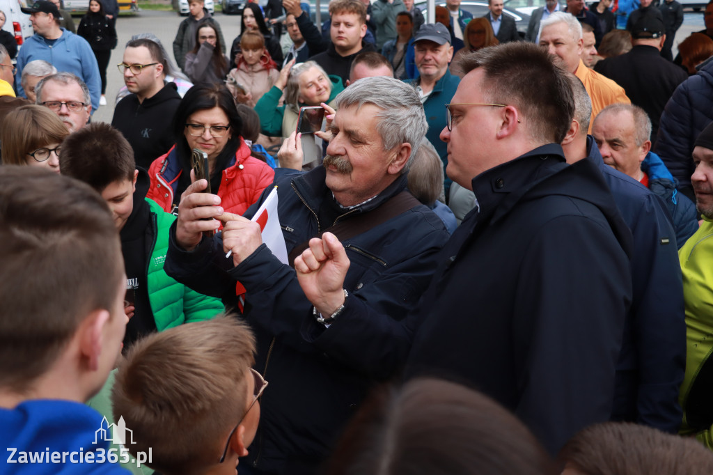 Fotorelacja: Spotkanie otwarte w Zawierciu z Szymonem Hołownia