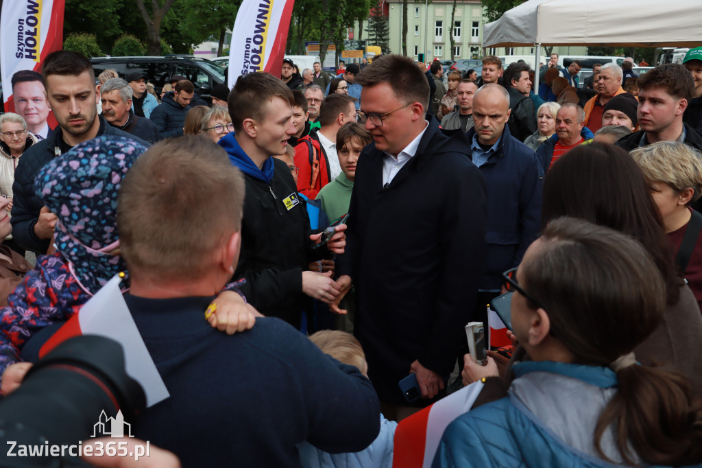 Fotorelacja: Spotkanie otwarte w Zawierciu z Szymonem Hołownia