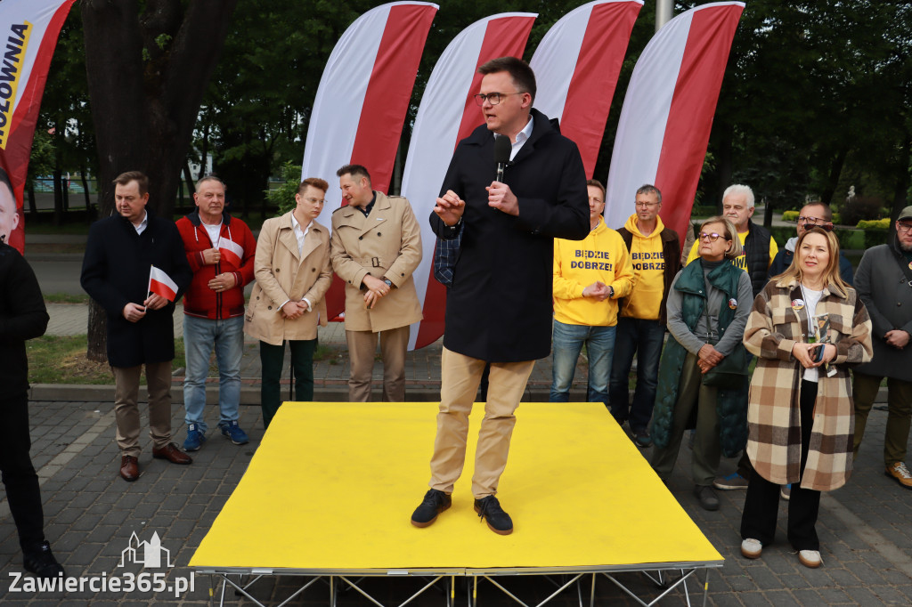 Fotorelacja: Spotkanie otwarte w Zawierciu z Szymonem Hołownia