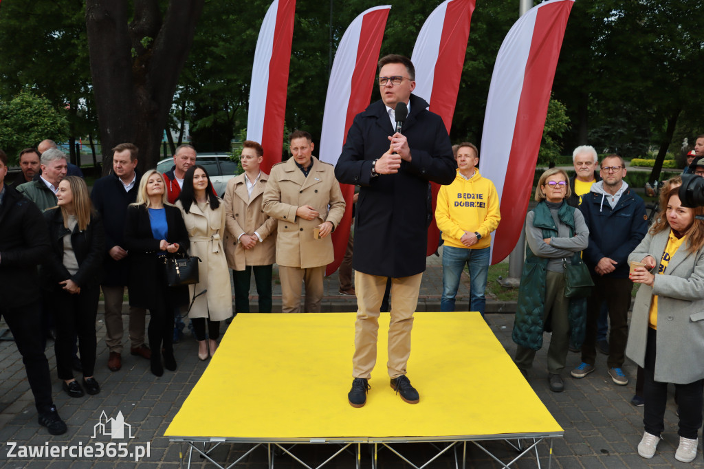 Fotorelacja: Spotkanie otwarte w Zawierciu z Szymonem Hołownia