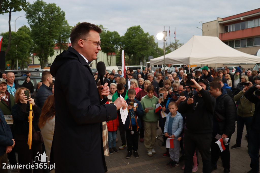 Fotorelacja: Spotkanie otwarte w Zawierciu z Szymonem Hołownia