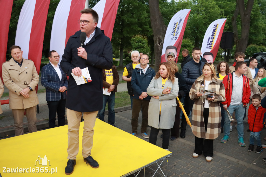 Fotorelacja: Spotkanie otwarte w Zawierciu z Szymonem Hołownia