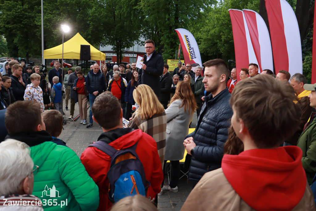 Fotorelacja: Spotkanie otwarte w Zawierciu z Szymonem Hołownia