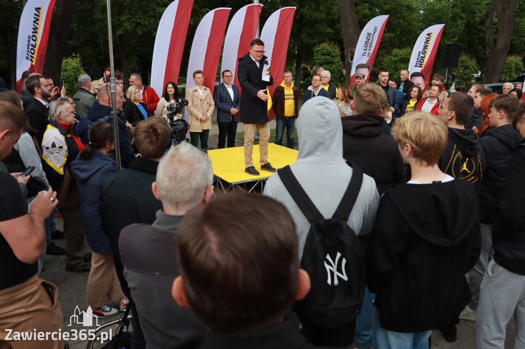 Fotorelacja: Spotkanie otwarte w Zawierciu z Szymonem Hołownia