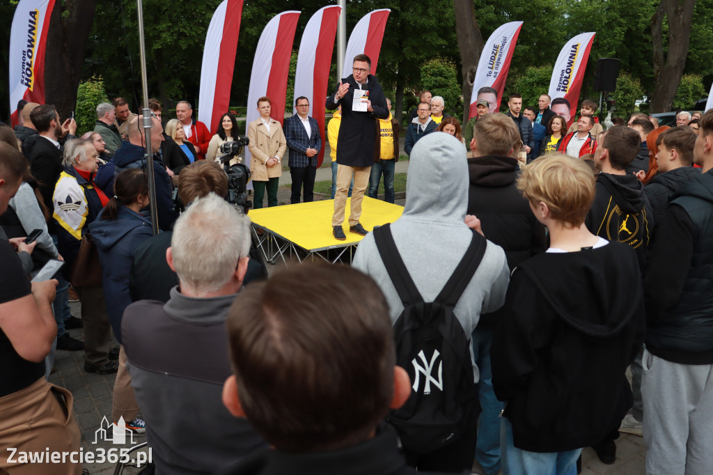 Fotorelacja: Spotkanie otwarte w Zawierciu z Szymonem Hołownia