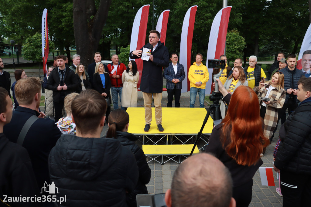 Fotorelacja: Spotkanie otwarte w Zawierciu z Szymonem Hołownia