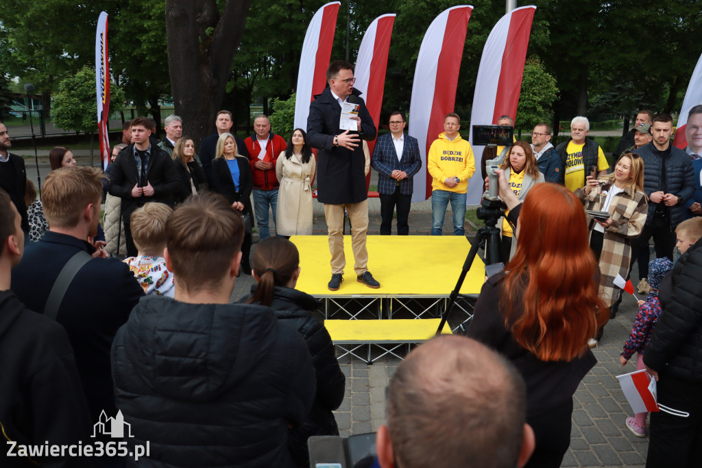 Fotorelacja: Spotkanie otwarte w Zawierciu z Szymonem Hołownia