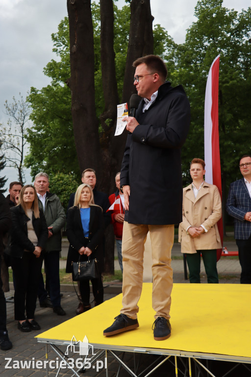 Fotorelacja: Spotkanie otwarte w Zawierciu z Szymonem Hołownia