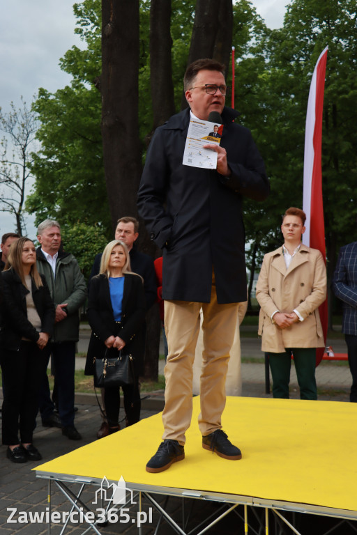 Fotorelacja: Spotkanie otwarte w Zawierciu z Szymonem Hołownia