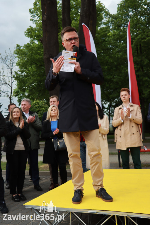 Fotorelacja: Spotkanie otwarte w Zawierciu z Szymonem Hołownia