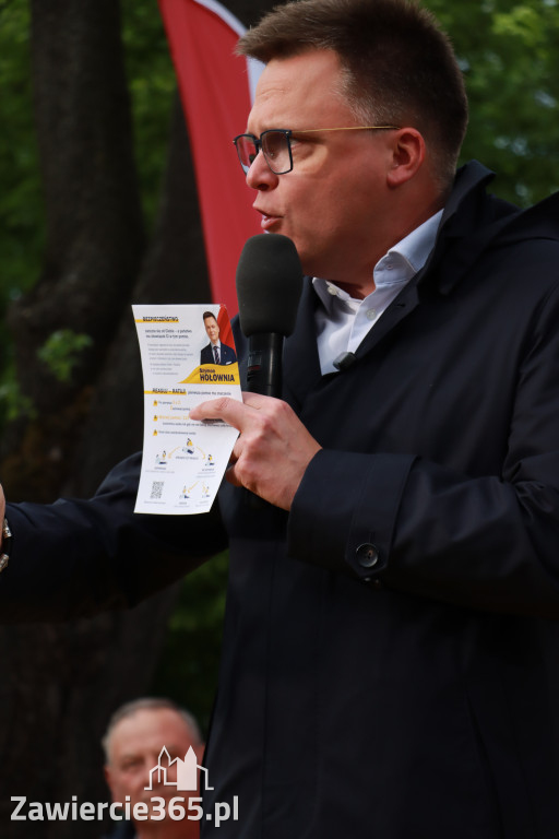 Fotorelacja: Spotkanie otwarte w Zawierciu z Szymonem Hołownia