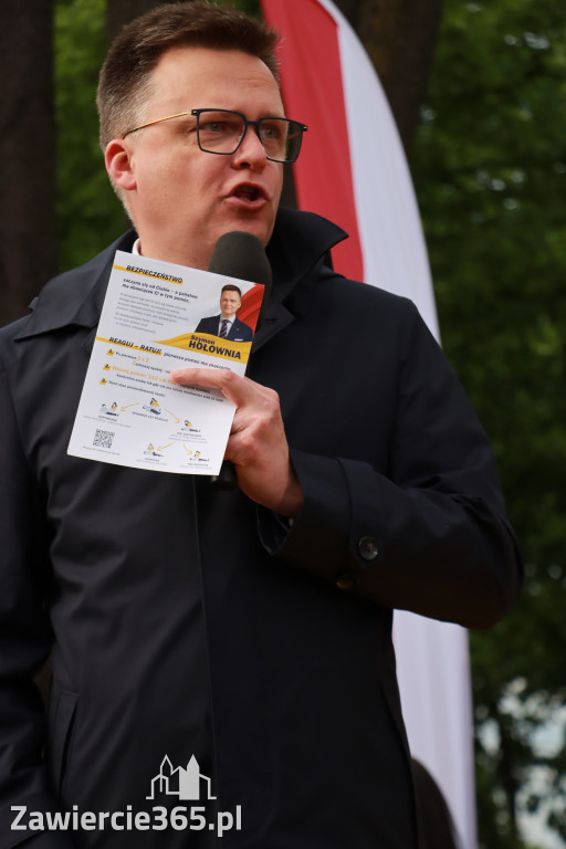 Fotorelacja: Spotkanie otwarte w Zawierciu z Szymonem Hołownia