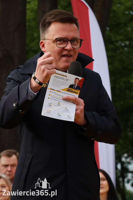 Fotorelacja: Spotkanie otwarte w Zawierciu z Szymonem Hołownia