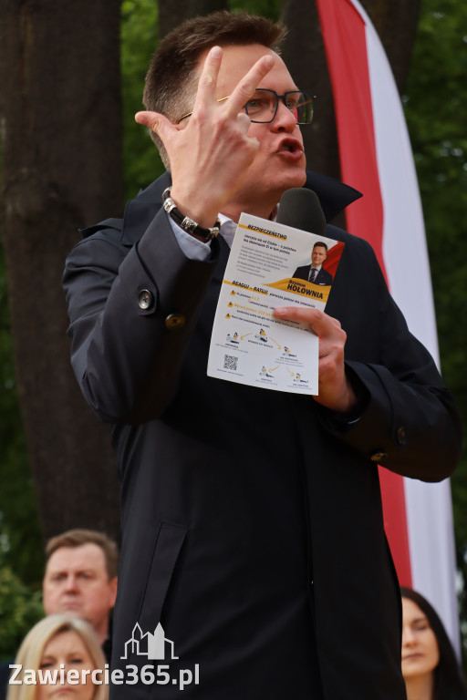 Fotorelacja: Spotkanie otwarte w Zawierciu z Szymonem Hołownia