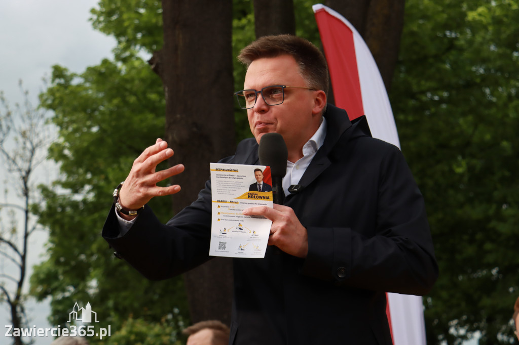 Fotorelacja: Spotkanie otwarte w Zawierciu z Szymonem Hołownia