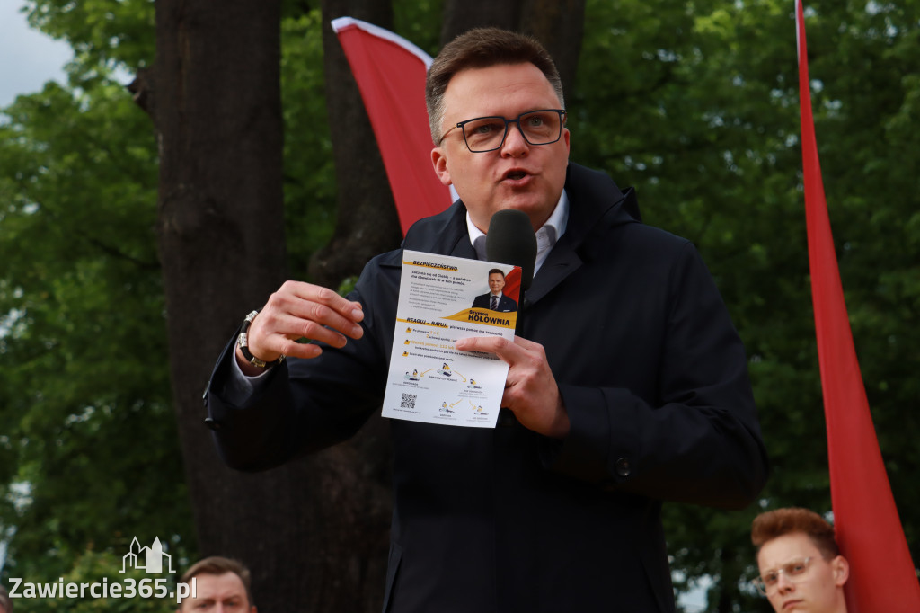 Fotorelacja: Spotkanie otwarte w Zawierciu z Szymonem Hołownia