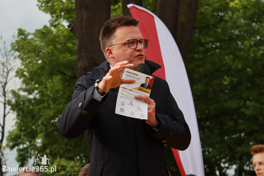 Fotorelacja: Spotkanie otwarte w Zawierciu z Szymonem Hołownia