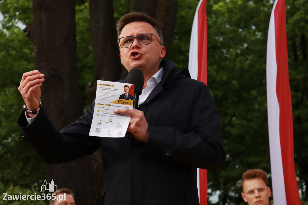 Fotorelacja: Spotkanie otwarte w Zawierciu z Szymonem Hołownia