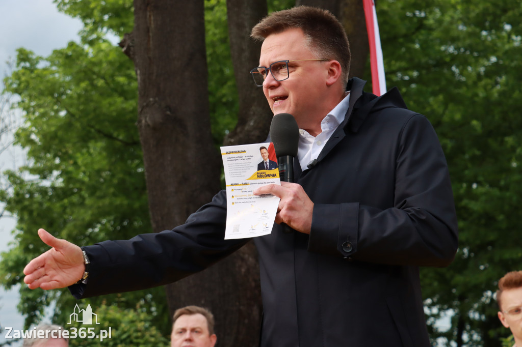 Fotorelacja: Spotkanie otwarte w Zawierciu z Szymonem Hołownia