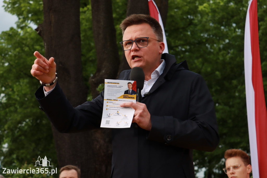 Fotorelacja: Spotkanie otwarte w Zawierciu z Szymonem Hołownia
