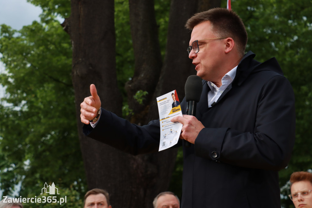 Fotorelacja: Spotkanie otwarte w Zawierciu z Szymonem Hołownia