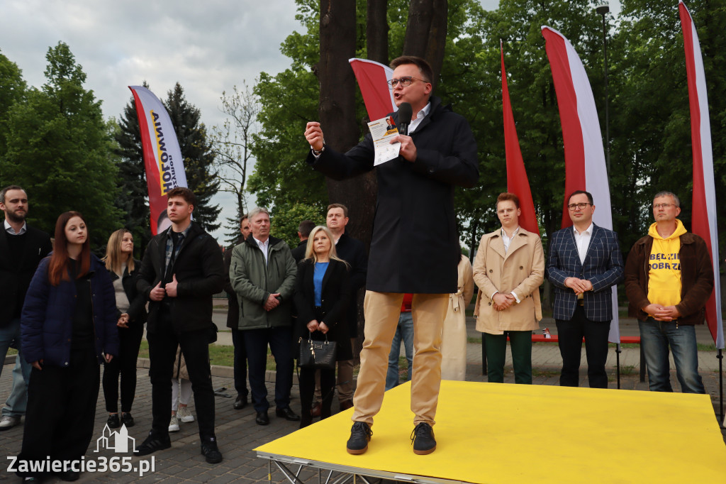 Fotorelacja: Spotkanie otwarte w Zawierciu z Szymonem Hołownia