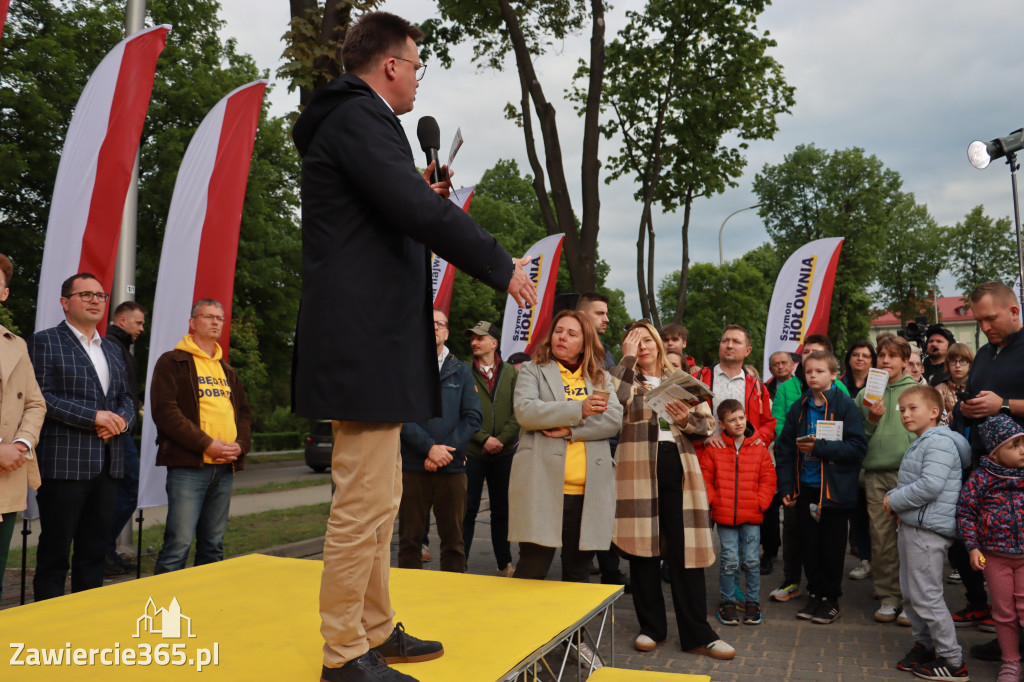 Fotorelacja: Spotkanie otwarte w Zawierciu z Szymonem Hołownia