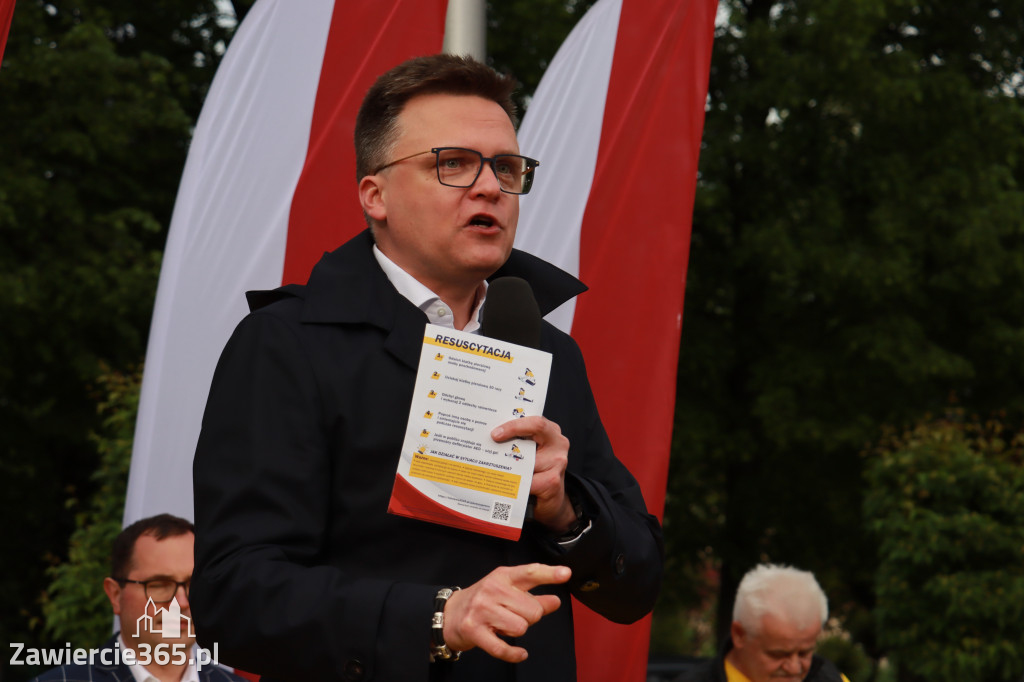 Fotorelacja: Spotkanie otwarte w Zawierciu z Szymonem Hołownia