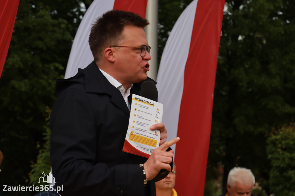 Fotorelacja: Spotkanie otwarte w Zawierciu z Szymonem Hołownia
