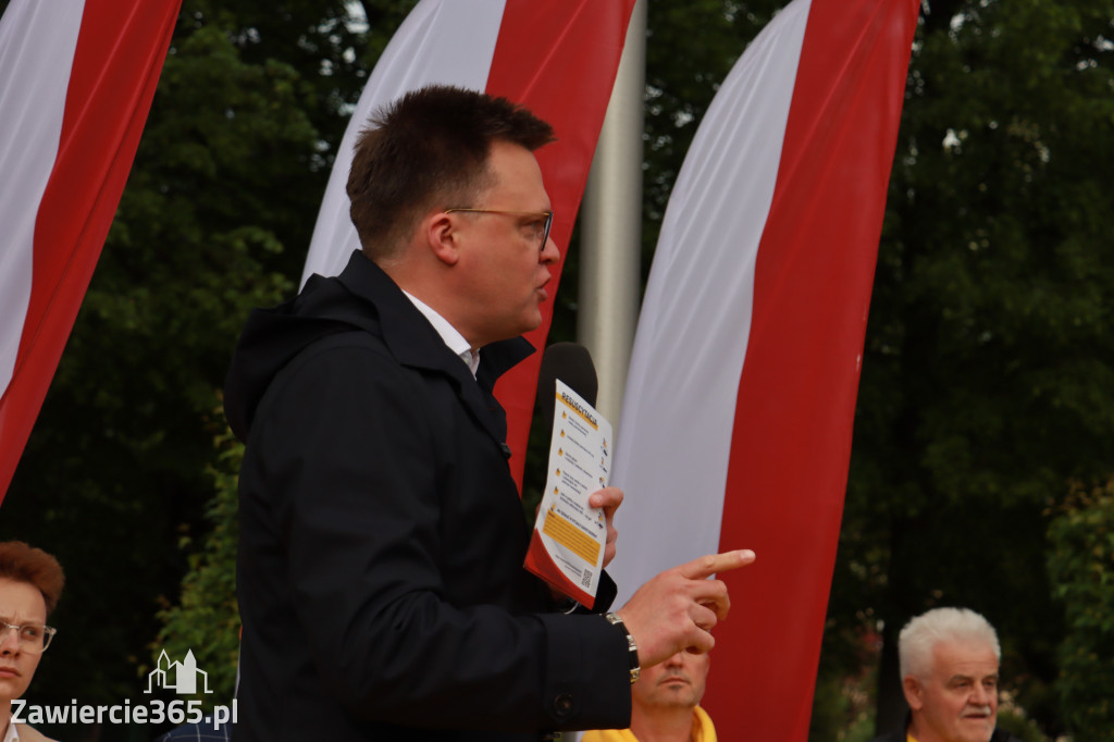 Fotorelacja: Spotkanie otwarte w Zawierciu z Szymonem Hołownia
