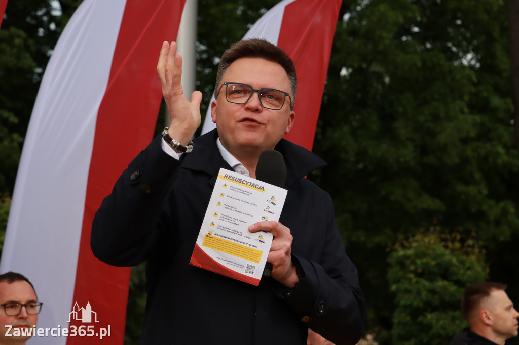 Fotorelacja: Spotkanie otwarte w Zawierciu z Szymonem Hołownia