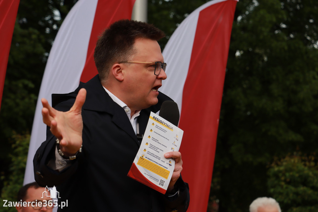 Fotorelacja: Spotkanie otwarte w Zawierciu z Szymonem Hołownia