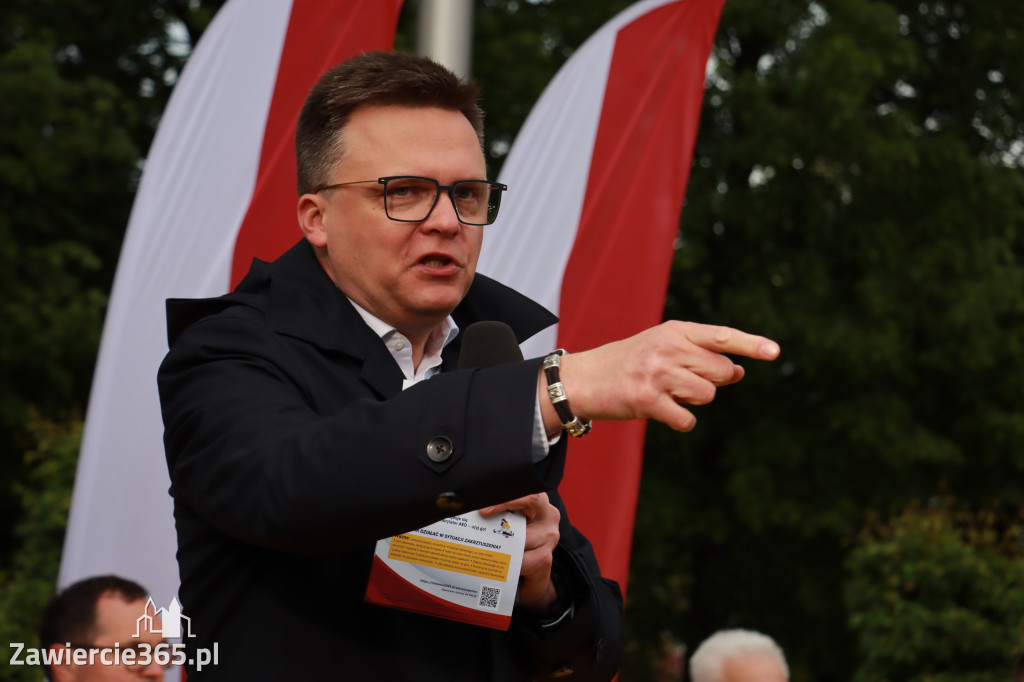Fotorelacja: Spotkanie otwarte w Zawierciu z Szymonem Hołownia