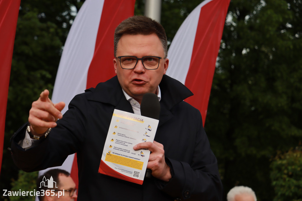 Fotorelacja: Spotkanie otwarte w Zawierciu z Szymonem Hołownia