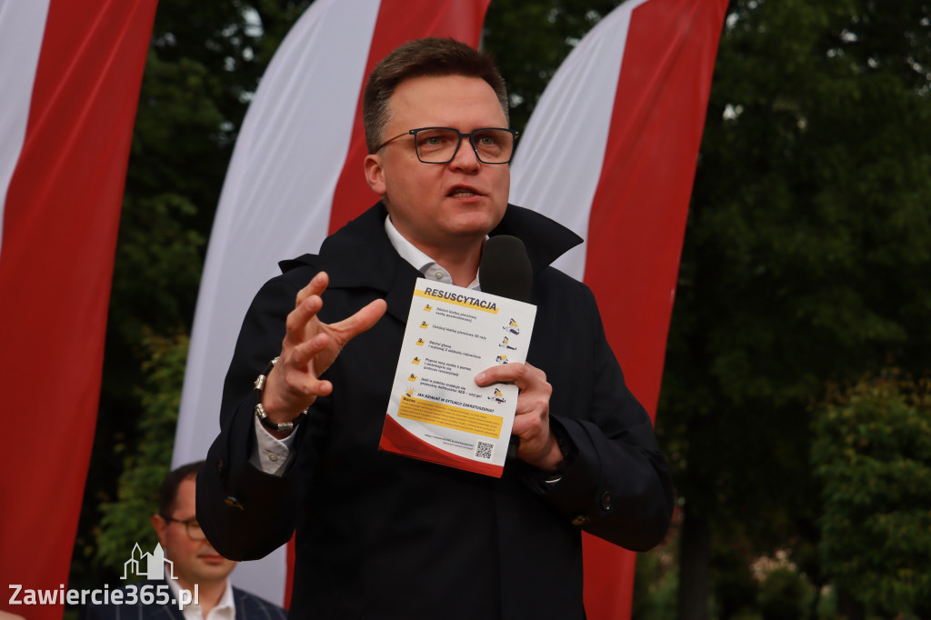 Fotorelacja: Spotkanie otwarte w Zawierciu z Szymonem Hołownia