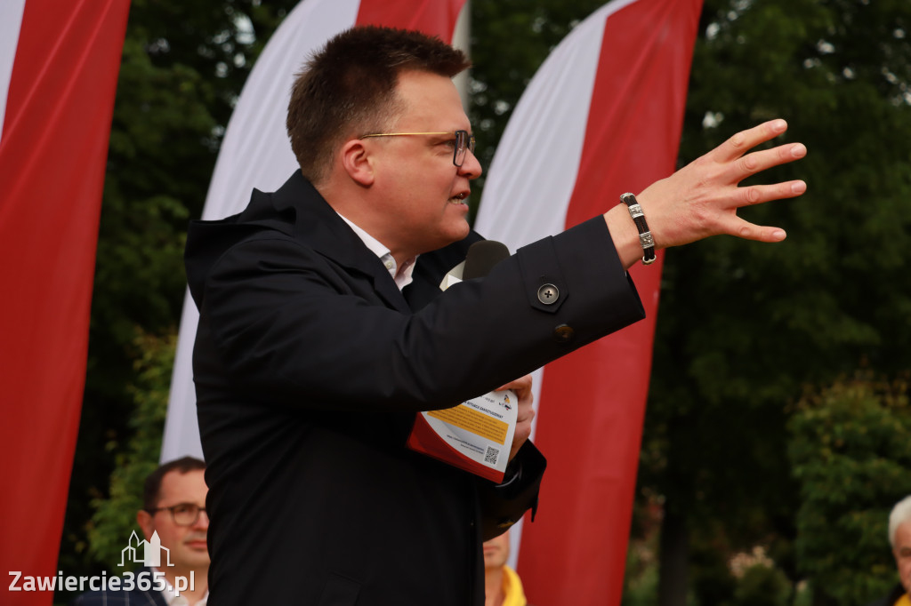 Fotorelacja: Spotkanie otwarte w Zawierciu z Szymonem Hołownia