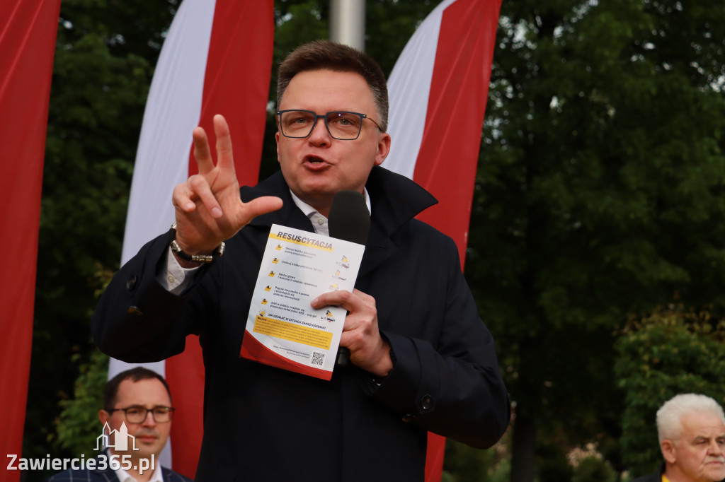 Fotorelacja: Spotkanie otwarte w Zawierciu z Szymonem Hołownia