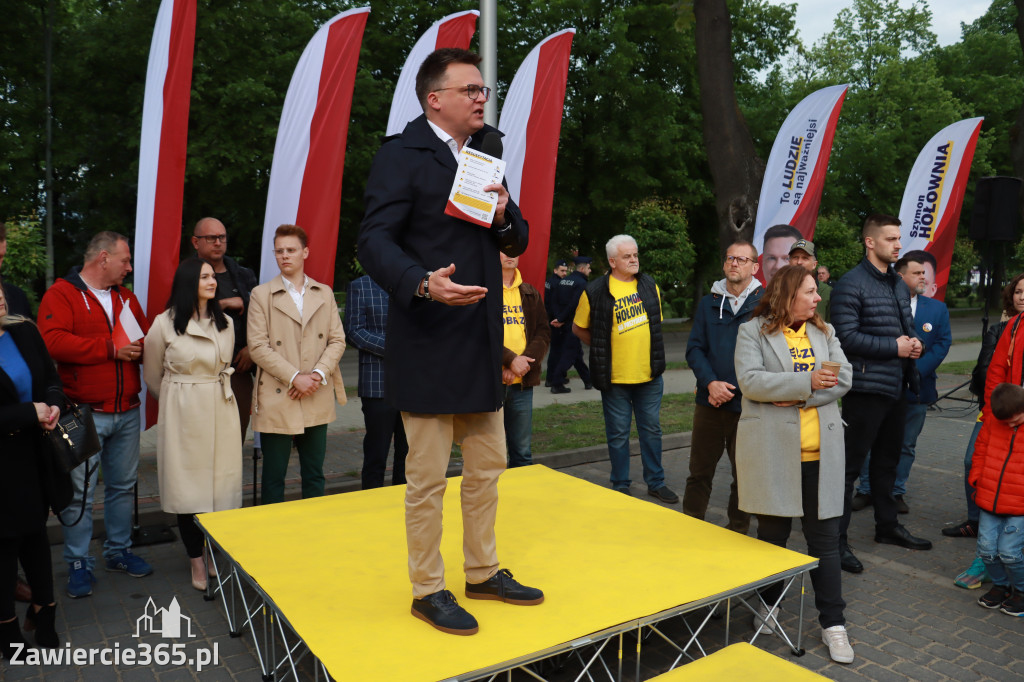 Fotorelacja: Spotkanie otwarte w Zawierciu z Szymonem Hołownia