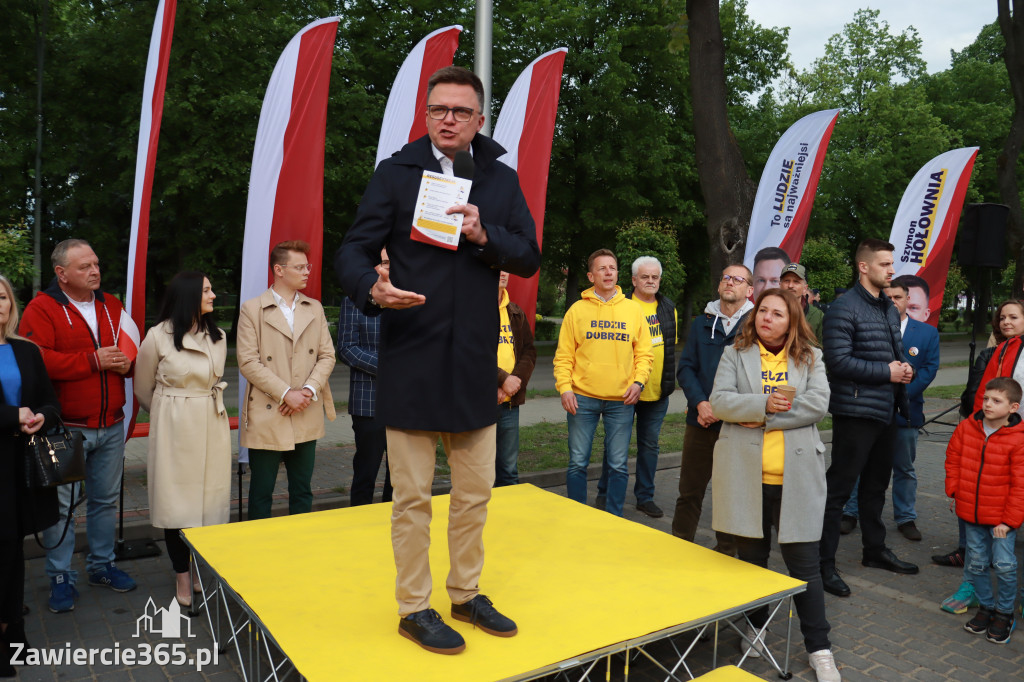 Fotorelacja: Spotkanie otwarte w Zawierciu z Szymonem Hołownia