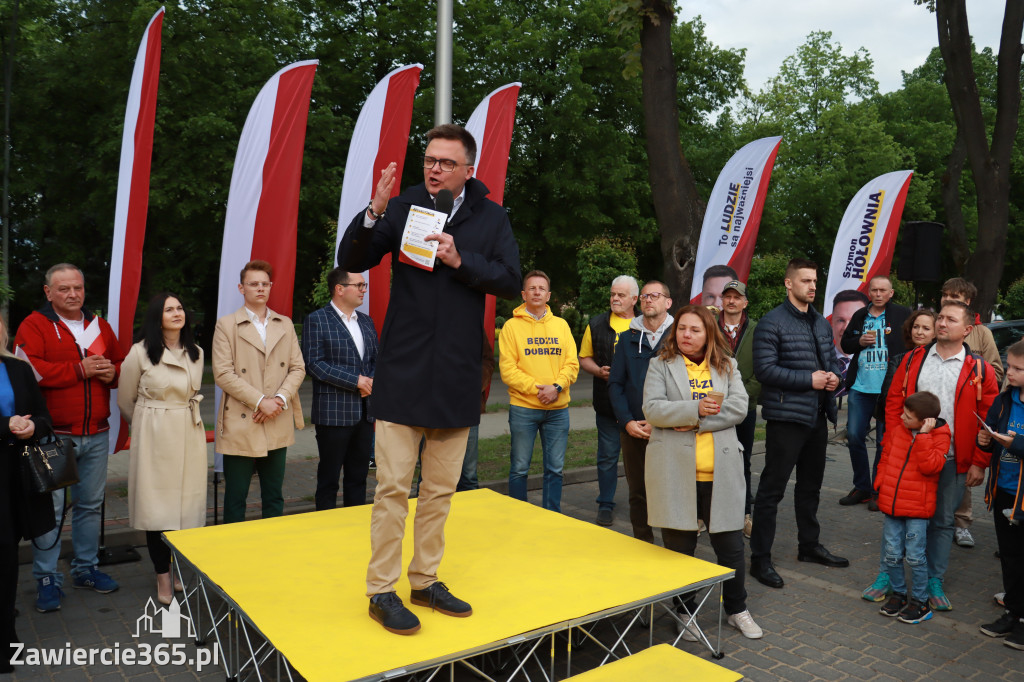 Fotorelacja: Spotkanie otwarte w Zawierciu z Szymonem Hołownia